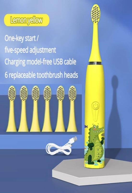 Qualis X3 Sonic Şarjlı Çocuk Diş Fırçası + 6 Başlık