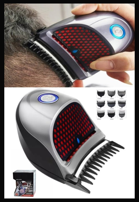 Qualis D2 Elektirikli Saç Tıraş Makinesi + 9 Kılavuz Tarak