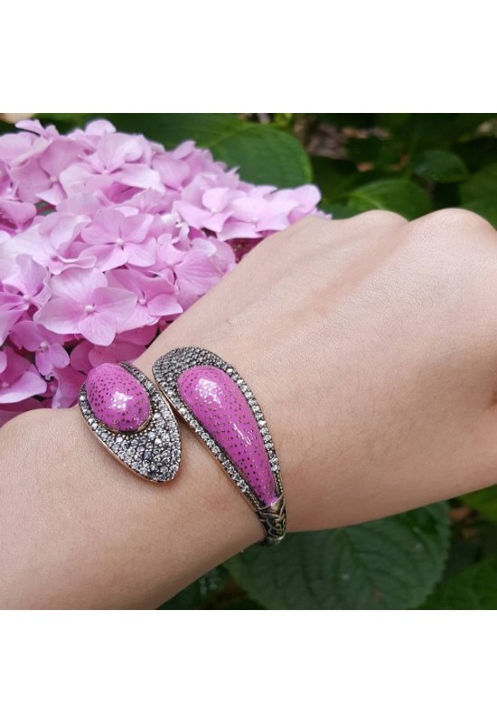 925 Ayar Gümüş Bronz El Yapımı Bileklik