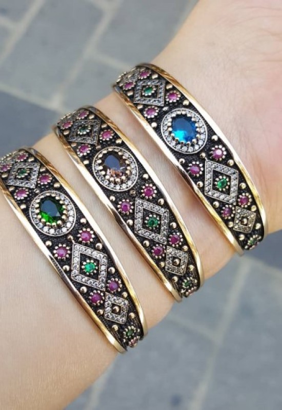 925 Ayar Gümüş Bronz El Yapımı Bileklik